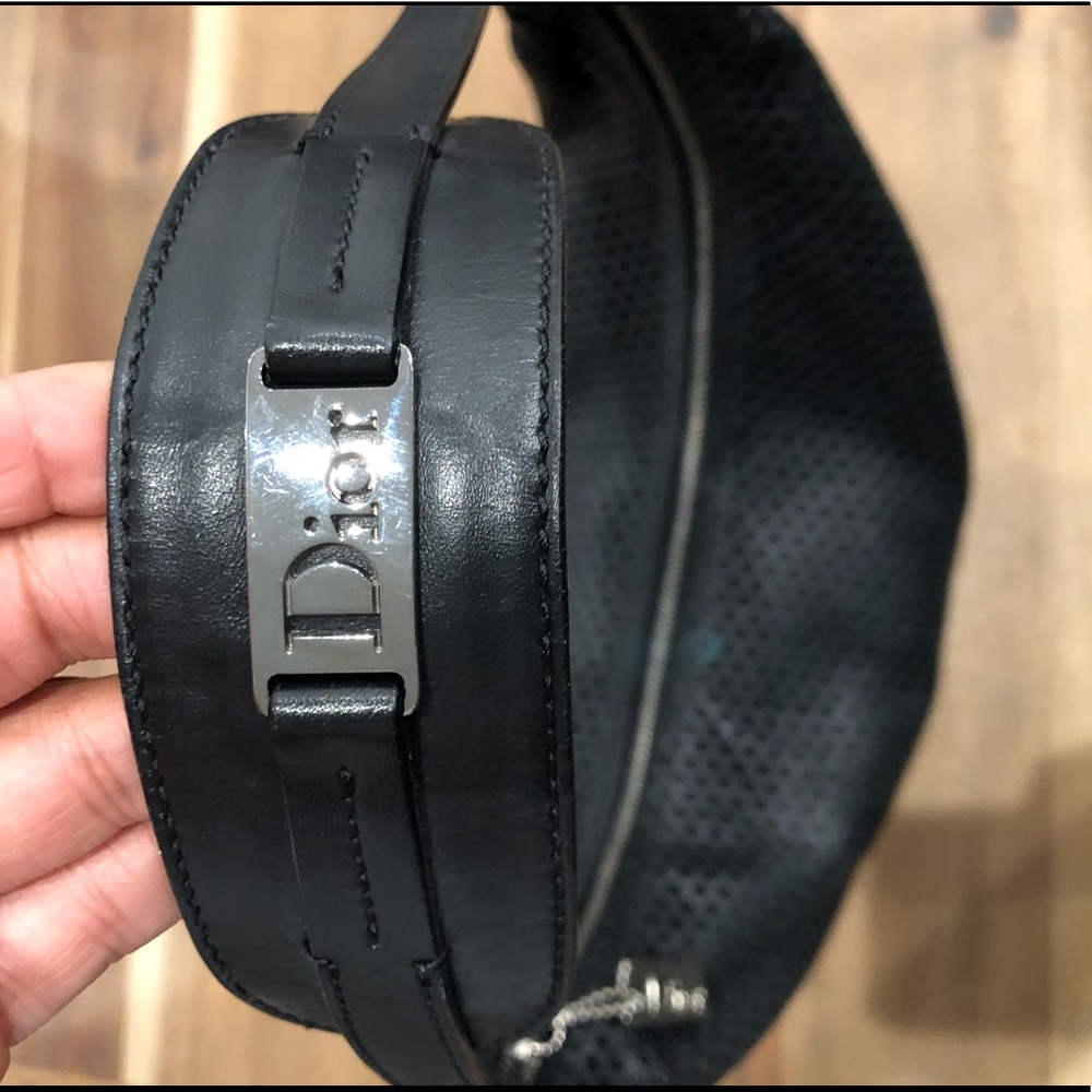 DIOR black leather handbag